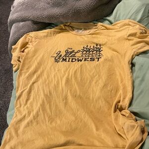 Yellow 'Wild Midwest' Graphic Tee